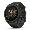 Garmin Fenix 8-51mm, Amoled Sapphire, Carbon Gray DLC Titanium with Black.Pebble Gray Silicon Band